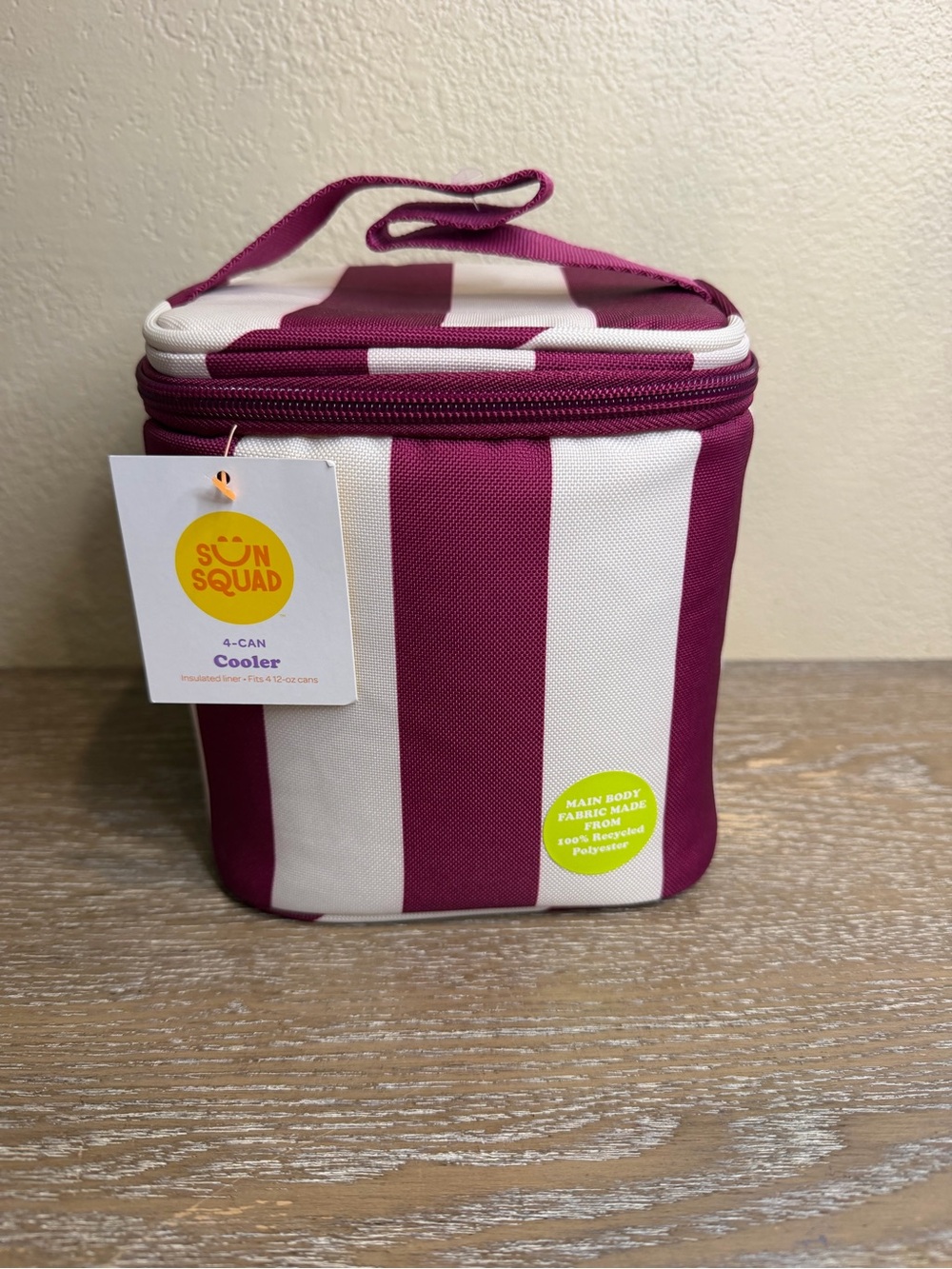 New 4 Cans/3.1qt Soft Sided Personal Cooler - Sun Squad